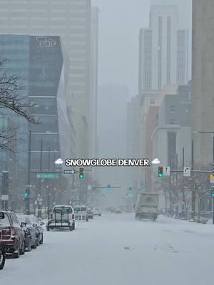 While I definitely complain about the snow and cold, there is something magical about feeling like you're in a Mile High snowglobe 🌨  #Denver #Colorado #winter #snow #snowstorm #coloradowinter #snowglobe #milehighcity #milehighmagic