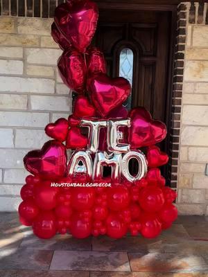 Te Amo , balloon bouquet  #houstonballoondecor #partyshop #teamo #sanvalentin #14defebrero #diadelamor 