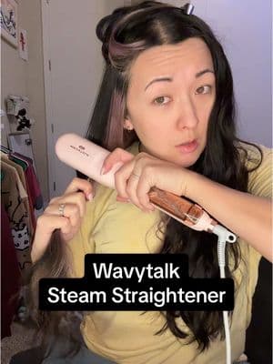 It is half off right now!!! This was cool to use and actually cool to the touch on the outside which was nice. @wavytalkofficial #wavytalk #wavytalkhair #airflowstyler #hair #hairstyle #steamstraightener #hairstraightener #toptierjanuary #TikTokShop #treasurefinds #spotlightfinds #newyearnewaura #tiktokshopcreatorpicks  #TTSLevelUp #tiktokshopjumpstartsale 