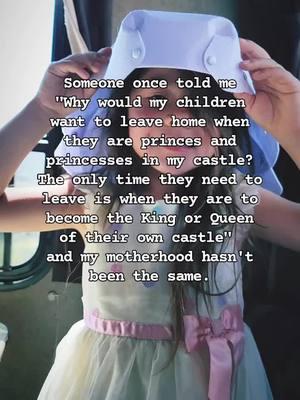 To be such a parent that your children don't want to leave but still have your full support when they do is the goal. #kingsandqueens #futurekingsandqueens #myprincess #myprince #raisingfuturequeens #raisingfuturekings #raisingchildren #motherhood #parenthood #fatherhood #momquotes