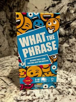 What The Phrase is here to turn your game night up a notch! 🎉😏 Perfect for adults who love to laugh, guess, and maybe blush a little. Ready to play? #AdultsOnlyFun #WhatThePhrase #PartyVibes #GameNightLaughs #NotYourAverageGame #NSFWish #FunTimesAhead #universalhype #doordrink 