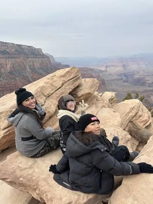 South Kaibob Trail Complete! Gorgeous views! Definitely recommend. We liked this one over Bright Angel and even though the elevation gain was more on this hike, it felt easier.  If you’re limited on time and don’t know which hike to choose, South Kaibob is the way with Ooh Aah Point at .9 mi in and Cedar Ridge at 1.5mi in.  #filipino #pinay #southkaibobtrail #hikingthegrandcanyon #40thbirthday #fypシ #travel #stefresh 