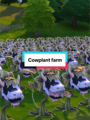 I might have created about 100+ cowplants to make this farm!! 👹😱 Dag Dag!  #thesims4 #sims4 #simtok #simstok #sims4gameplay #sims4gameplayideas #thesims #sims4story 