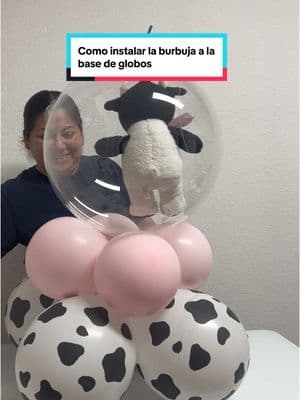 Haciendo un bouquet de globos #vaquita #cowdecor #globos #balloons #gabystips #balloondecor #balloonart #tutorial 