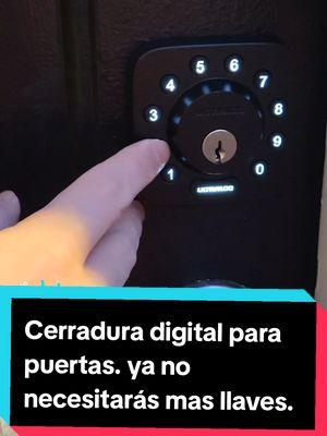 Cerradura digital para puertas, ya no necesitarás mas llaves #cerradura #cerraduradigital #doorhardware #puertas #seguridad #ultraloq #deadbolt #digitaldeadbolt 