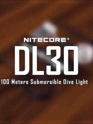 The NITECORE DL30 Dive Light is certified submersible in 100 meters depth. It delivers robust lighting of 1,100 lumens and 788 meters long throw#nitecore #flashlight #gear