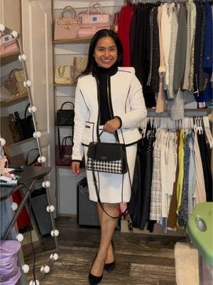 Esto es lo que use ayer bellas🤍  Algo formal ya que me tocó cantar.  Detalles: Traje de Macys  Blusa de Ross Zapatos de Macys  Bolso de Kate Spade  Abrigo de BCBG  Bendiciones 🩷 #arreglateconmigo #jovenescristianos #jovenes #outfit #churchgirl #hermosa #jovenescristianas #churchootd #cristiana #grwm #grwmoutfit #cuteoutfits #churchtiktok #churchoutfits #churchoutfit #fyp #outfitinspo #paratii #foryoupage #hagamosviralajesus #fyp #modafeminina #bendiciones 