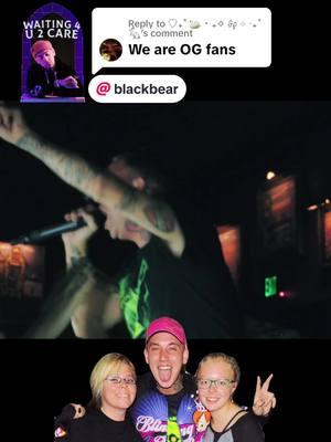 Replying to @♡₊˚ 🦢・₊✧ 𝜗𝜚 ⊹ ‧₊˚ 🐇 we’ve been ridin with @blackbear  since the beginning 😫😭🥹🤩🤘🏼 #blackbear #og #babybear 