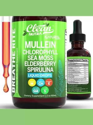 Greetings viewers💚☀️🌸 Today we have @Clean Nutra Mullein + Chlorophyll + Sea Moss + Elderberry and Spirulina😱 What wonders these plants can have for you body if you want more benefits without buying separate products this will be great for you!! Click the link if you are interested till next time have a great day 💞💗☺️ #foryou #mullein #chlorophyll #elderberry #fyp #healthiswealth #Reachoneteachone 