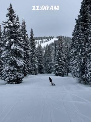 Saturday morning ski w/ time stamps! ⛷️🏔️ #skiday #coloradoskiing #dayinmylife 