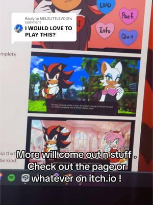 Replying to @MELZLITTLEVOID  Yippeee #sonadow #shadouge #shadamy #datingsimulator #datingsim 