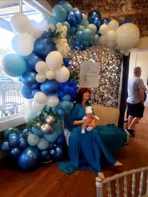 Welcome baby Maximus. Such a sweet little blessing✨️🎉😍 Wishing this family all the love and joy their hearts can handle #babyshower #balloondecor #balloon #atl #babyboy #atlantaballoondesigner 