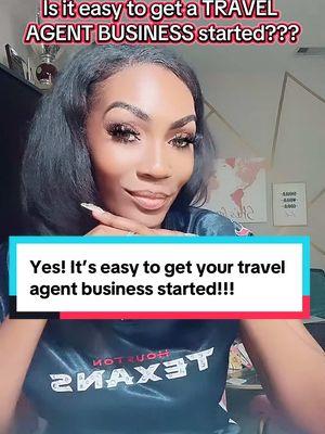 Yes, it’s easy to get your travel agent business started! Please like, comment, share, and follow!!! Partner with my host agency, get all of your travel, agent credentials, get access to my exclusive travel, booking workbook, start training, promoting, booking travel, and getting paid!  #TravelAgent #TravelAdvisor #TravelPlanner #TravelConsultant #Travel #tiktoktravel #traveljob #travelbusiness 