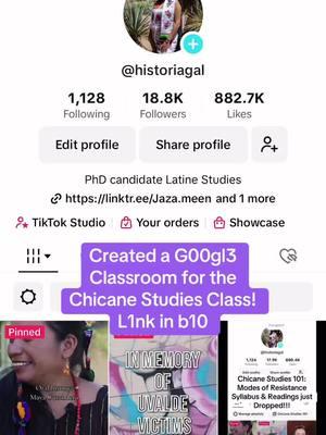 L1nk in b10 or use code: ghtw6q4 #chicanostudies #hillmantok #hillmancollege #hillmanuniversity 