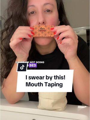 No turning back for me! Who else is taping? 😮‍💨 #mouthtape #mouthtapesleeping #mouthtaperesults #tiktokshopwellness #tiktokshopfinds 