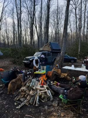 Camping in the winter >>> #campinglife #ashvillenc #overlanding 