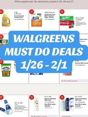 Walgreens Must Do Deals for the Week of 1/26 - 2/1!  #walgreens #walgreenscouponing #walgreensdeals #coupon #couponcommunity #savemoney #extremecouponing #walgreensmustdodeals #coupons #savvycouponshopper 