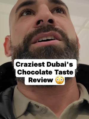 Craziest Dubai's chocolate taste review you'll ever see. No cap. #dubaitreats #chocolatereview #tastetest #foodieadventures #sweettooth #fy #fyp 