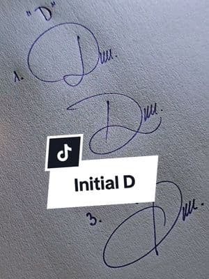 Initial D #initials #D #signatureideas #design #fypシ 