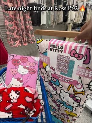 We found HK !!! Definitely scored some late night gems at @Ross Dress for Less tonight Pt 2/2!  Haul coming soon ! 🛍️🎀  #rosshellokittyfinds #rosshellokittyvalentines #hellokittyvalentinesday #rossshopwithme #shopwithmeatross #latenightfindsatross #girlyfindsross #rosscoquette #rosshellokittyhunting #hellokittyhunting 