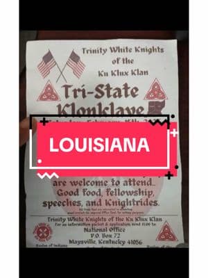 Friends, I urge you to please stay safe in the next few years when ignorance is high & acceptance is low. Please stay educated.  Stay involved.  Protect your neighbors and fight for the rights and freedoms of all. We thrive when we work together. Stay vigilant.  These papers have been circulating in northern Louisiana. However,we are sure they will work their way through the rest of the state in time. It’s time to get involved and work against hatred.  Reach out to today to help. #fyp #DefenseofDemocracy #publicschools #dofd #publicschools #louisiana #cutewinterboots @DofD Louisiana 