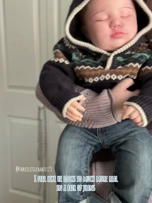 #babyjeans #toddlerjeans #sebithereborn #reborn #rebornbaby #reborndoll #reborntoddler #babyboy #babyclothes #changereborn #rebornartist #fakebaby #babyboots 