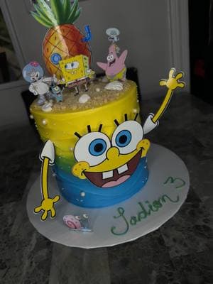 SpongeBob 🧽🎂 #cafebelly #spongebobsquarepants #spongebob 