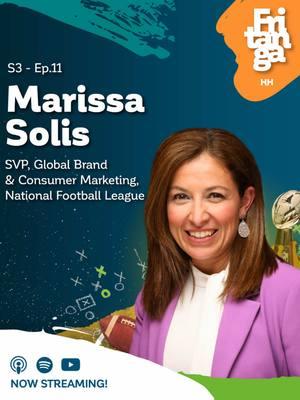 🚨 NFL + Latina Leadership 🚨 We’re kicking off the year with an inspiring convo with Marissa Solis, SVP of Global Brand & Consumer Marketing at the @NFL 🏈  From growing up in the Rio Grande Valley to breaking barriers in the boardroom, Marissa is on a mission to future-proof the NFL by connecting with younger, more diverse audiences while uplifting the Latino community. 💪✨ 🎙️ In this episode, Marissa shares: ➡️ How she’s building inclusion at the NFL ➡️ The power of storytelling in sports ➡️ Highlights of the NFL Latino Youth Honors, a program recognizing outstanding high school athletes in partnership with HHF.  ⚡ Get inspired by her bold vision and hear how she’s using football to make an impact on and off the field! 🎧 Full episode out now on the Fritanga Podcast – link in bio! #NFL #LatinaLeaders #Inspiration #DiversityInSports #FritangaPodcast #LatinoExcellence #LeadershipJourney #PlayFootball @mundonfl @NFL Play Football 