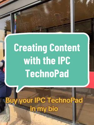 The IPC TechnoPad is a great glass cleaning tool and content creator. It helps remove stubborn dirt & debris while creating a satisfying sudsy window for content. Check my link to buy your IPC TechnoPad or other window cleaning equipment and tools. #glasscleaning #glasscleaner #windowcleaning #windowwasher #windowwashing #sidehustles #sidehustle #cleantiktok #clean #CleanTok 