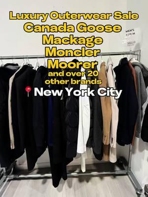 There’s only 5 more days left to shop the luxury outerwear sale with brands including Canada Goose, Mackage, Moncler and others in New York City  📍437 Broadway, New York, NY 10013 📆 Until 1/30 Sunday-Thursday: 11:00am - 7:00pm #samplesale #samplesalenyc #nycfashion 