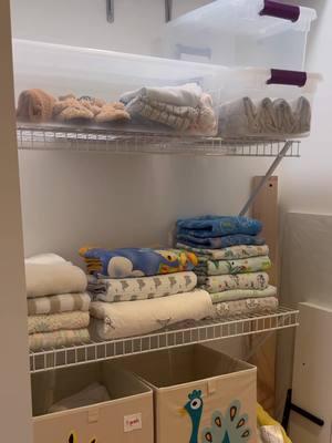 Just bringing some more function and organization to this closet before baby comes!! 2 important systems: - a bin to put larger clothes so they can transition into the dresser as the baby grows up! -a bin on the bottom of the closet to put clothes that are too small so they can be put in storage or easily given to a friend! #makinglifesimple #closetorganization #homeorganization #nurserycloset 