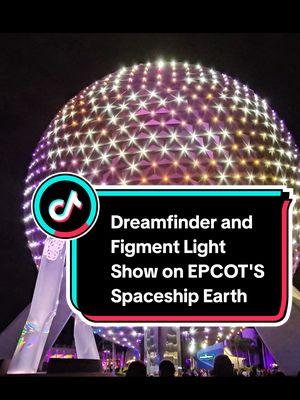 This was a happy surprise for me last weekend. Dreamfinder and Figment together again at Walt Disney World for a light show on Spaceship Earth at EPCOT during Festival of the Arts.  #figment #dreamfinder #festivalofthearts #fota #farts #spaceshipearth #spaceshipearthsunday #waltdisneyworld #wdw #disneyworld #epcot #disney #disneylife #disneylifestyle #disneygirl #disneycommunity #disneyadult #disneytiktok #distok 