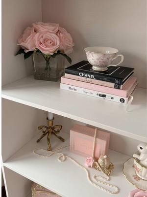 So obsessed with the way my new bookshelf from @temu turned out 🎀📖 use code “dvc6982” to shop now! #shoptemu #girlytemufinds #pinkaesthetic #pinkgirly #pinklifestyle #fyp #bookshelfideas #bookshelfdecor #fancylikegracie #shabbychicdecor #shabbychicstyle 