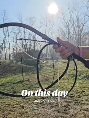 #onthisday I actually need to redo the hitch on the end of this whip. One of my favorites #bullwhip #bullwhipcracking 