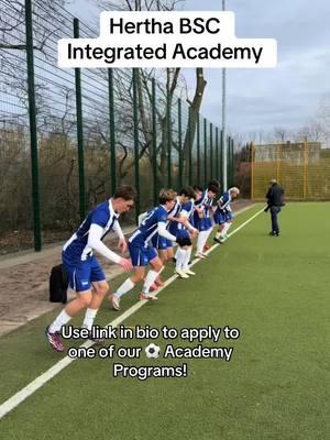 Use link in bio to apply to  one of our Integrated ⚽️ Academy Programs. #internationalsocceracademy #herthabsc #herthaberlin #footballacademytiktok #footballacademy 