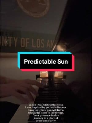 New song 🎧 Predictable Sun #newsong #newmusic #pianosong #pianomusic #piano 