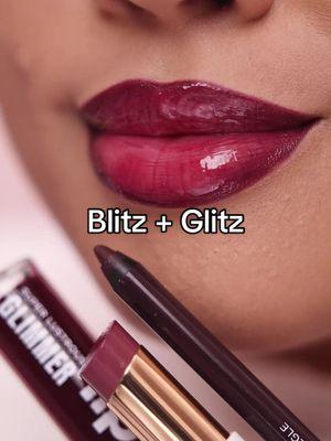 Go for the bold 💥 Meet your Blitz + Glitz essentials: 💜ColorStay Multi-Liner in Mischief Maker 💜Super Lustrous Glass Shine Balm in Glazed Mauve 💜Super Lustrous Glimmer Lip Oil in Plum Pop Shop @Walmart  Comment “Blitz + Glitz” for a chance to receive the full look! #Revlon #GlimmerBowl #LipGloss #Glitter #NewMakeup