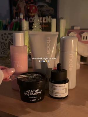 forever romanticizing my life ☁️🕯️🌙 #fyp #cozygirldiaries #SelfCare #nightroutine #afterworknights #aestheticvideos #pinterest #girly #gurwm #showerroutine #skincare #cozy #nighttimeroutine #pinterestgirl #wellness  @rhode skin @Anua Store US @COSRX US @LUSH @Gisou @Longchamp @Tree Hut 