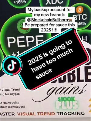 Be prepare for this new year sauce follow my new brand backup page @Blockchain Bullhorn 🐂 #blockchainbullhorn #blockchain #calvinhil #bitcoin 