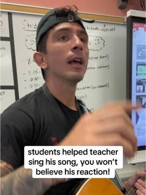 throwback to this incredible moment when my student’s helped me sing my song “the weather” on guitar! 🥹🖤 #teachertok #teachersoftiktok #teacherlife #teacher #tiktokban #wearefelicity #lastdayofschool 