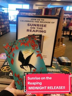 Replying to @idratherliveinbooks YES! We will be having a midnight release for Sunrise on the Reaping! The party will begin at 9pm on Monday, March 17th! For more details, and to secure your spot at the party, give us a call at 716-837-7209! #hungergames #sunriseonthereaping #midnightrelease #bestbninbuffalo #bnbuzz #bnamherstny 