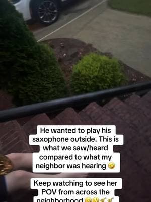 Neighborhood concert 🎷🪿😂 #fyp #foryoupage #saxophone #saxophonekid #titanic #myheartwillgoon #saxophone🎷 #kidsoftiktok #neighbors #musician @Josh Bright 