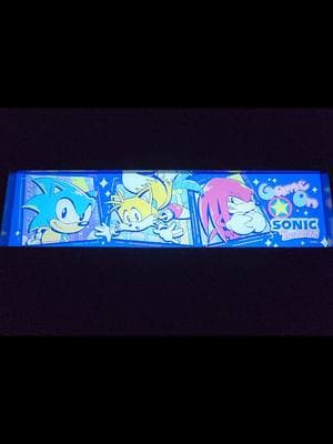 Game On Sonic - Light Up Wall Shelf #Sonic #sonicthehedgehog #sonicandtails #tails #tailsthefox #tailsprower #milestailsprower #knuckles #classicsonic #merchandise #collection 