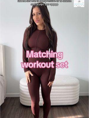 amazon ribbed set!!! it’s in my amazon sf under “matching sets” #amazonfinds #amazonfashion #amazonfavorites #amazonfashionfinds #workoutset #amazonworkoutclothes #cuteworkoutclothes #workoutset #cutegymoutfit #amazonleggings #amazonactivewear 