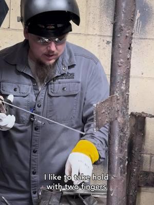 How to tack a V-groove with Stick welding! Don’t wait, enroll now at Arclabs.edu #welding #weldingschool #welder #arclabs #trades #tradeschool #fypage