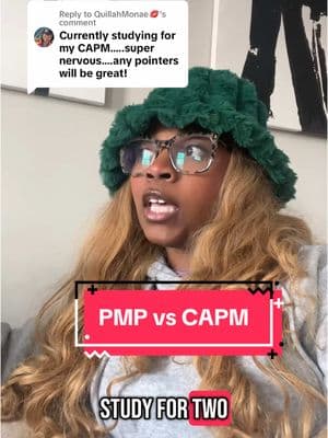 Replying to @QuillahMonae💋 study study study! Get in the field 💰 #projectmanager #careeradvice #careertiktok #careertok #pmp #capm #projectmanagement 