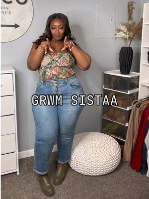 Always let the outfit talk first! ✨💐 @FashionNovaCURVE  -Clara Super Stretch Sculpting Mom Jeans  -Super Babe Denim Skirt Set #curvyfashion #plussize #curvystyle #curvycontent #fullsize #OOTD #novababe #winterstyle #curvy #thecurvydy #fyp 