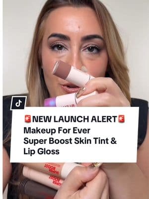 #MakeUpForEverPartner Beauty queens, this is a big moment for us…I’m INTENTIONALLY leaking a product launch! 🤣 This is not just any product either - it's the brand new Super Boost FRANCHISE from @makeupforever! We have their NEW Super Boost Moisture-Boosting Skin Tint and Super Boost Moisturizing and Plumping Lip Gloss. The moisturizing skin tint is light, glowy, and buildable with hydration that hits for hours and the plumping gloss is something I was not prepared for - she’s cushiony, super shiny, and gives that glassy, plumped-up shine in one swipe. Also, the custom lip gloss applicator is beautiful—the artistry really was on the forefront of the teams' mind and it shows!  I was actually invited to their NYC office a few months ago to preview these products and I'm so happy to finally be able to share them with you - I couldn’t be more excited, especially because my beloved artist colored pencils now have lip gloss siblings. Who has been dying to try these? Don't forget to grab yours in the @sephora app now!♥️  #makeup 