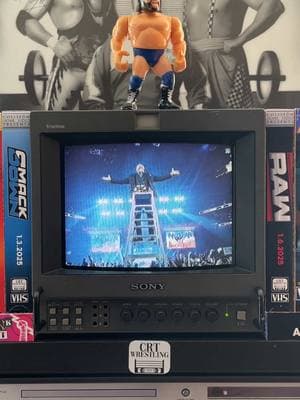 #WWE #SaturdayNightsMainEvent 1/25/25 - #CodyRhodes stands on a ladder for his entrance | #kevinowens #hbk #shawnmichaels #snme #wrestlingtiktok #wrestlingtok #vhs 