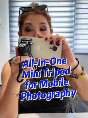 All-In-One Mini Tripod for Mobile Photography #Tripod #SelfieStick #MobilePhotography#tiktokmademebuyit #MAGICJOHN 